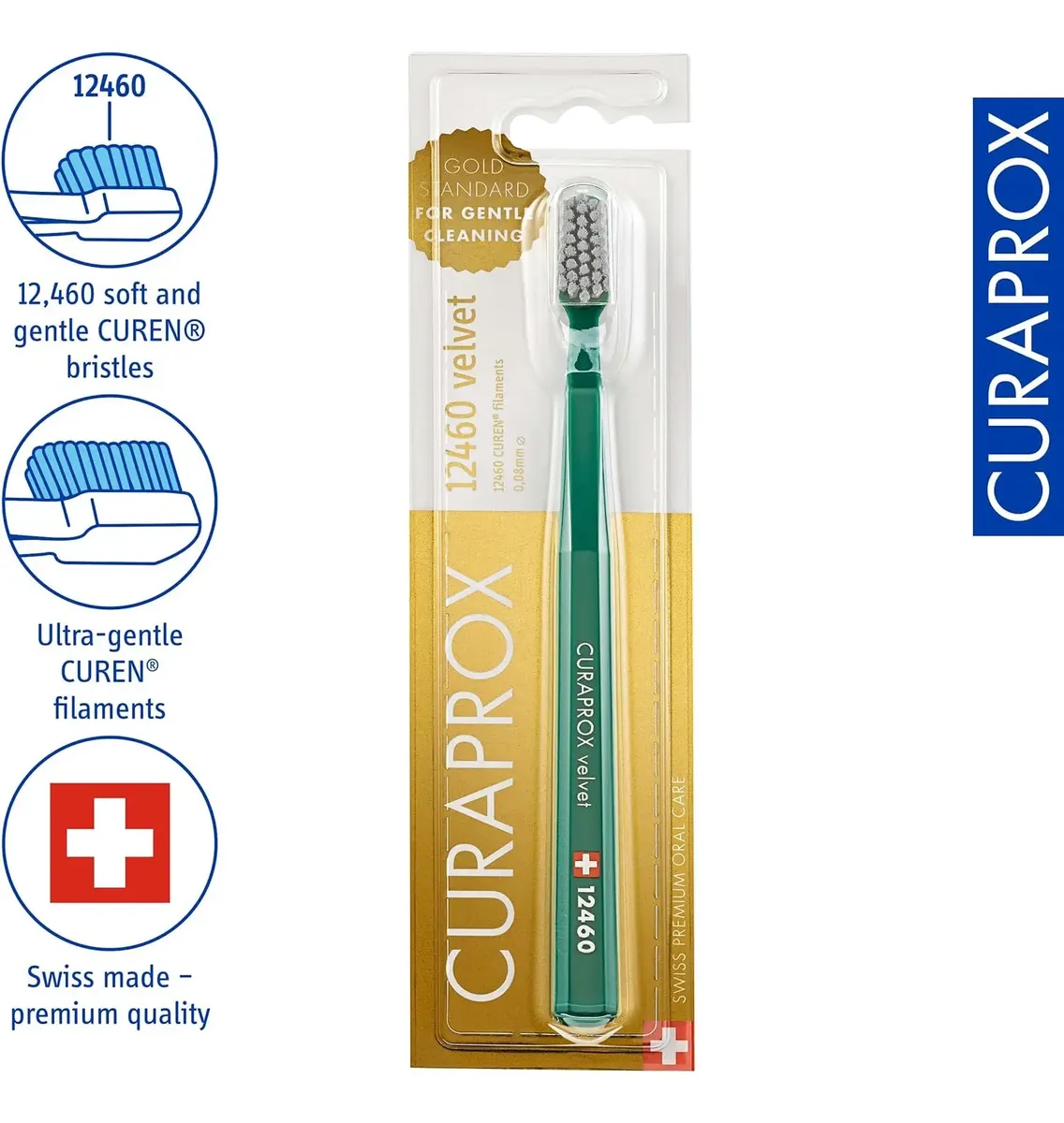 Escova Dental Velvet Curaprox Cs 12460 Original