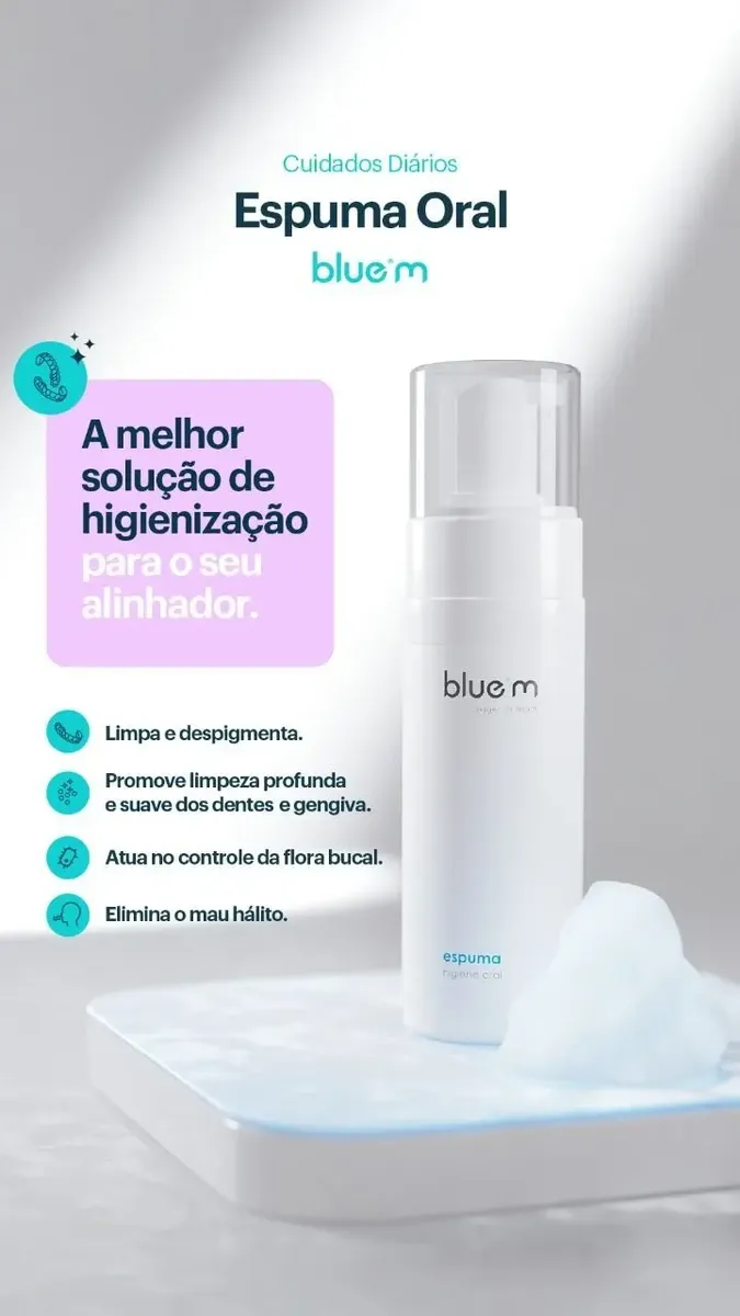 Espuma Oral Blue M Oxigênio Ativo 100ml